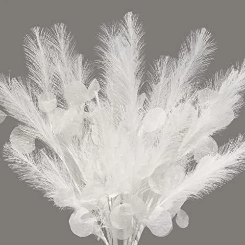 ZIFTY 7-Pcs 38"/3.1FT Faux Pampas Grass Large Tall Fluffy Artificial Fake Flower Boho Decor Bulrush Reed Grass For Vase Filler Farmhouse Home Wedding Decor (Black) 14 ZIFTY 7-Pcs 38"/3.1FT Faux Pampas Grass Large Tall Fluffy Artificial Fake Flower Boho Decor Bulrush Reed Grass For Vase Filler Farmhouse Home Wedding Decor (Black) - Image 14