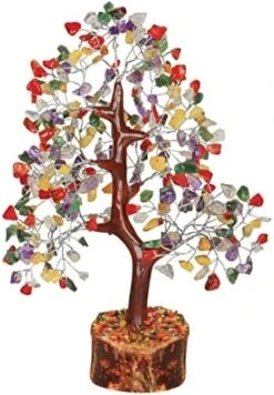 JAGASY Lapis Lazuli - Crystal Tree Of Life - Gemstone Money Tree - Holistic Gifts For Women - Crystal Bonsai Tree - Desk Decorations For Women Office - Meditation Decor - Good Luck Spiritual Gift -Green Leaf Store 51IRBH7CMcL. AC