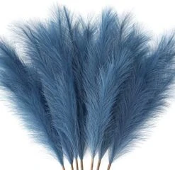 ZIFTY 7-Pcs 38"/3.1FT Faux Pampas Grass Large Tall Fluffy Artificial Fake Flower Boho Decor Bulrush Reed Grass For Vase Filler Farmhouse Home Wedding Decor (Black) 19 ZIFTY 7-Pcs 38"/3.1FT Faux Pampas Grass Large Tall Fluffy Artificial Fake Flower Boho Decor Bulrush Reed Grass For Vase Filler Farmhouse Home Wedding Decor (Black) -Green Leaf Store 51IcuuyqI L. AC