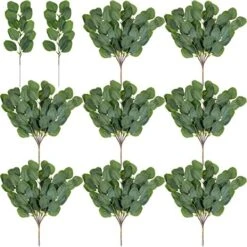 WILLBOND 30 Pieces Artificial Eucalyptus Leaf Stem Long Eucalyptus Artificial Greenery Leaves For Wedding, Holiday, Garden, Home, Office, Greens Decor -Green Leaf Store 51JPNNrLF0L. AC