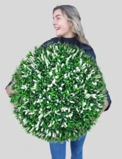 365 Curb Appeal - 23" XL Cedar (Cypress) Topiary Ball | Artificial Mum Spheres | Garden Spheres | Outdoor Topiary Ball | Decorative Topiary Balls For Wedding | Green Topiary Balls Decor | UV Protected 21 365 Curb Appeal - 23" XL Cedar (Cypress) Topiary Ball | Artificial Mum Spheres | Garden Spheres | Outdoor Topiary Ball | Decorative Topiary Balls For Wedding | Green Topiary Balls Decor | UV Protected -Green Leaf Store 51KWkueS3OL. AC