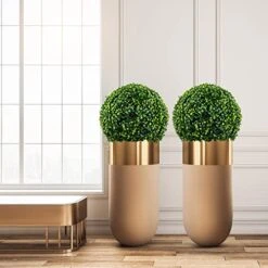 A&R A & R 2 Pcs 18.90" Artificial Boxwood Balls, 4 Layers Artificial Plant Topiary Ball With Extra Leaves, A Scent Pouch A& 20 Zip Ties, UV Protected Faux Spheres Set For Indoor & Outdoor Decor -Green Leaf Store 51KfEULoNhL