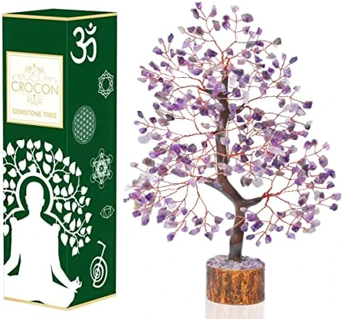 7 Chakra Tree Of Life - Gemstone Tree, White Aura Base, Seven Chakra Tree, Copper Wire Money Bonsai, Crystal Tree For Positive Energy, Feng Shui Good Luck Decor - Healing Stone Tree, Spiritual Gift 14 7 Chakra Tree Of Life - Gemstone Tree, White Aura Base, Seven Chakra Tree, Copper Wire Money Bonsai, Crystal Tree For Positive Energy, Feng Shui Good Luck Decor - Healing Stone Tree, Spiritual Gift - Image 14