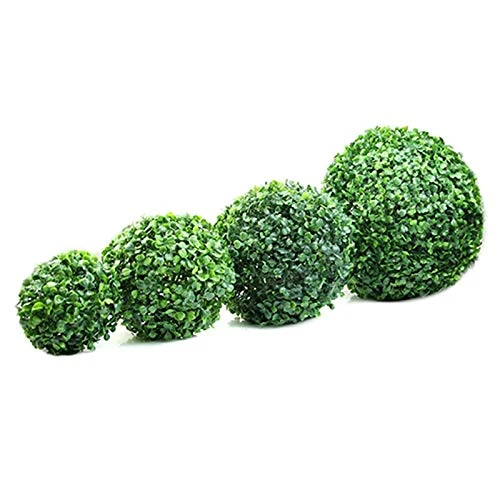 Junshi11 Artificial Plant Topiary Ball Faux Boxwood Decorative Balls For Home Office Desk Table Room Decoration, Garden Wedding Decor, Indoor Outdoor Artificial Plant Ball 18 Cm 1 Junshi11 Artificial Plant Topiary Ball Faux Boxwood Decorative Balls For Home Office Desk Table Room Decoration, Garden Wedding Decor, Indoor Outdoor Artificial Plant Ball 18 Cm