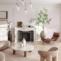 Nafresh Tall Faux Olive Tree，7ft（84in） Realistic Potted Silk Artificial Olive Tree， Fake Olive Trees Indoor With Green Leaves And Big Fruits For Home Office Living Room Bedroom Stairs Foyer Decor. -Green Leaf Store 51Mw0oBcqvL