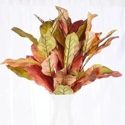 Factory Direct Craft Artificial Magnolia Leaf Bush Realistic Faux Magnolia Leaves For Natural Look Greenery In Floral Designs, Wedding Decor, Home Decor, And Holiday Decorating -Green Leaf Store 51Nrk1knorL. AC