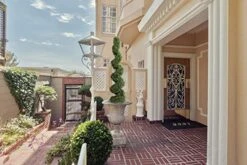 59 Inch Artificial Boxwood Topiary Tree Spiral Plants Fake Faux Plant Decor In Plastic Pot Green Indoor Or Outdoor, Set Of 2 -Green Leaf Store 51OHLdWpRJL