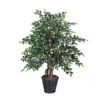 Vickerman Everyday 4' Artificial Mini FIcus Extra Full Bush In A Rattan Basket - Realistic Indoor Greenery Decor - Faux Potted Decoration For Home Or Office Accent 14 Vickerman Everyday 4' Artificial Mini FIcus Extra Full Bush In A Rattan Basket - Realistic Indoor Greenery Decor - Faux Potted Decoration For Home Or Office Accent -Green Leaf Store 51P8ztuxWtL