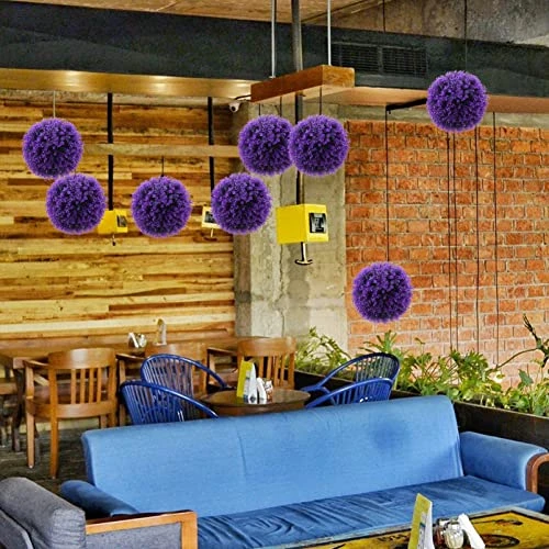 Healifty Home Decor Fake Plants Artificial Boxwood Topiary Plant Decorative Faux Boxwood Lifelike Plant Sphere For Indoor Outdoor Garden Lawn Wedding Party Decor Purple Artificial Grass Fake Plants 7 Healifty Home Decor Fake Plants Artificial Boxwood Topiary Plant Decorative Faux Boxwood Lifelike Plant Sphere For Indoor Outdoor Garden Lawn Wedding Party Decor Purple Artificial Grass Fake Plants - Image 7