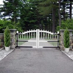 THE BLOOM TIMES 2 Pack Topiary Trees Artificial Outdoor Cedar Pine Fake Trees Potted UV Rated For Front Porch Faux Plants Indoor Decor (4 Feet, Green) -Green Leaf Store 51Q43wiK45L