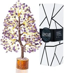 Seven Chakra Gemstone Tree Of Life - Crystal Tree Artificial Bonsai Tree Feng Shui Money Tree Plant Indoor Reiki Supplies Healing Crystal For Spiritual Energy Wiccan Meditation Gifts (Golden Wire) -Green Leaf Store 51QVVsvAiDL. AC