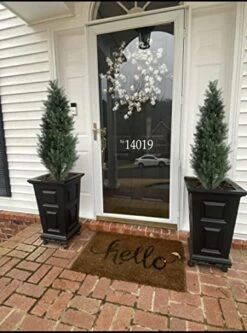 Momoplant (Set Of 2 4 Foot Artificial Cypress Topiary Tree Cedar Potted Plant Outdoor/Indoor 10 Momoplant (Set Of 2 4 Foot Artificial Cypress Topiary Tree Cedar Potted Plant Outdoor/Indoor -Green Leaf Store 51S7BimqTGL