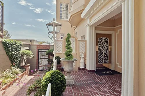 Momoplant 35 Inch Artificial Boxwood Topiary Tree Spiral Plants,Topiaries Porch Fake Faux Plant Decor In Pot Green Indoor/Outdoor, Set Of 2 2 Momoplant 35 Inch Artificial Boxwood Topiary Tree Spiral Plants,Topiaries Porch Fake Faux Plant Decor In Pot Green Indoor/Outdoor, Set Of 2 - Image 2