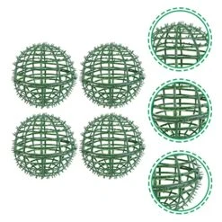 BESTOYARD 4pcs Boxwood Topiary Ball Frames DIY Boxwood Ball Support Cage Topiary Plants Round Frame Flower Arrangement Garden Outdoor Decor 20cm 9 BESTOYARD 4pcs Boxwood Topiary Ball Frames DIY Boxwood Ball Support Cage Topiary Plants Round Frame Flower Arrangement Garden Outdoor Decor 20cm -Green Leaf Store 51TwsqATX2L