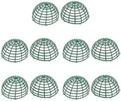 EXCEART 5pcs Plastic Frame For Artificial Boxwood Topiary Ball DIY Flower Ball Grass Balls Flower Arrangement Holder Egg Floral Cage For Garden Home Decor, 30X30cm, P03HO1650ZW4CHWISSDKNXVC -Green Leaf Store 51UEW9uBr0L. AC