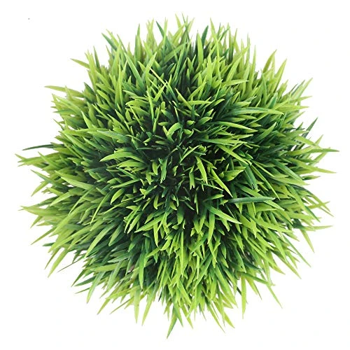 Svenee Mini Artificial Plants, Plastic Fake Green Grass Faux Greenery Topiary Shrubs With Grey Pots For Bathroom Home Office Décor, House Decorations (1) 5 Svenee Mini Artificial Plants, Plastic Fake Green Grass Faux Greenery Topiary Shrubs With Grey Pots For Bathroom Home Office Décor, House Decorations (1) - Image 5