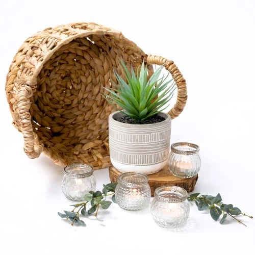 Kurrajong Farmhouse 8" X 4.5" Artificial Plant In Pot | Beautiful Faux Plant For Bedroom Decor | Fake Plant For Shelf Decor | Realistic Faux Succulent For Desk Decor | Artificial Succulent Plant Decor 2 Kurrajong Farmhouse 8" X 4.5" Artificial Plant In Pot | Beautiful Faux Plant For Bedroom Decor | Fake Plant For Shelf Decor | Realistic Faux Succulent For Desk Decor | Artificial Succulent Plant Decor - Image 2