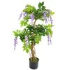 Leaf 110cm Artificial Plant Purple Wisteria Tree 5 Leaf 110cm Artificial Plant Purple Wisteria Tree -Green Leaf Store 51WnvadnyyL