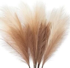 ZIFTY 7-Pcs 38"/3.1FT Faux Pampas Grass Large Tall Fluffy Artificial Fake Flower Boho Decor Bulrush Reed Grass For Vase Filler Farmhouse Home Wedding Decor (Black) 27 ZIFTY 7-Pcs 38"/3.1FT Faux Pampas Grass Large Tall Fluffy Artificial Fake Flower Boho Decor Bulrush Reed Grass For Vase Filler Farmhouse Home Wedding Decor (Black) -Green Leaf Store 51Xc6PkjAlL. AC