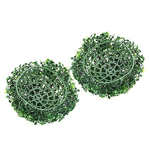 Junshi11 Artificial Plant Topiary Ball Faux Boxwood Decorative Balls For Home Office Desk Table Room Decoration, Garden Wedding Decor, Indoor Outdoor Artificial Plant Ball 18 Cm 4 Junshi11 Artificial Plant Topiary Ball Faux Boxwood Decorative Balls For Home Office Desk Table Room Decoration, Garden Wedding Decor, Indoor Outdoor Artificial Plant Ball 18 Cm - Image 4