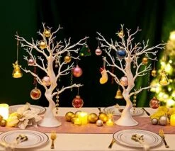 Sziqiqi Black Artificial Tree For Tree Centerpiece For Weddings Christmas Birthday Party Home Indoor Outdoor Decoration 30 Inches -Green Leaf Store 51YyUsqgAL. AC