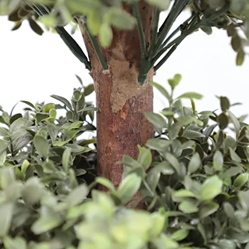 Momoplant 35Inch-3' Ice Cream Ball Artificial Plants Tree Shaped Boxwood Topiary Cone Topiaries Bushes Ball Potted Fake Plants Outdoor/Indoor Decor(Set Of 2) 3 Momoplant 35Inch-3' Ice Cream Ball Artificial Plants Tree Shaped Boxwood Topiary Cone Topiaries Bushes Ball Potted Fake Plants Outdoor/Indoor Decor(Set Of 2) - Image 3