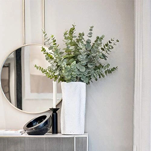 FUNARTY 15pcs Artificial Eucalyptus Leaves Stems 18" Tall Greenery Decor Faux Eucalyptuses Real Touch For Wedding Bouquet Centerpiece Home Decor 6 FUNARTY 15pcs Artificial Eucalyptus Leaves Stems 18" Tall Greenery Decor Faux Eucalyptuses Real Touch For Wedding Bouquet Centerpiece Home Decor - Image 6