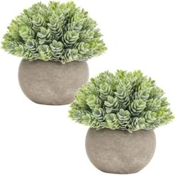 Briful Small Fake Plants Faux Potted Plant Mini Artificial Plants For For Home Table Office Room Desk Bathroom Shelf Kitchen Farmhouse Mantel Decoration
