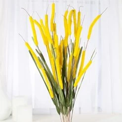 Factory Direct Craft Brown Artificial Cattails And Grass Bush For Fall Flower Arrangements And Autumn Displays (24" H) -Green Leaf Store 51emwIpQLSL. AC