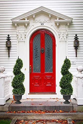 Momoplant Artificial Boxwood Spiral Topiary Tree 3ft (2 Pieces) Faux Topiary Tree Outdoor Faux Potted Tree,35 Inch Feaux Topiaries Trees 5 Momoplant Artificial Boxwood Spiral Topiary Tree 3ft (2 Pieces) Faux Topiary Tree Outdoor Faux Potted Tree,35 Inch Feaux Topiaries Trees - Image 5