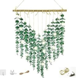 HYUZO Hanging Eucalyptus Boho Wall Decor Large Bedroom Eucalyptus Garland Artificial Eucalyptus Greenery Farmhouse Rustic Wall Hanging Fake Plants Leaves 5.6 Feet For Bathroom Living Room Decorations 14 HYUZO Hanging Eucalyptus Boho Wall Decor Large Bedroom Eucalyptus Garland Artificial Eucalyptus Greenery Farmhouse Rustic Wall Hanging Fake Plants Leaves 5.6 Feet For Bathroom Living Room Decorations -Green Leaf Store 51fTgwn7nL. AC
