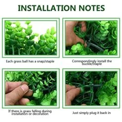 Artificial Grass Balls 20inch, Artificial Boxwood Topiary Ball, Artificial Plant Topiary Balls Realistic Color For Backyard, Balcony, Garden, Wedding Party, Home Office 18 Artificial Grass Balls 20inch, Artificial Boxwood Topiary Ball, Artificial Plant Topiary Balls Realistic Color For Backyard, Balcony, Garden, Wedding Party, Home Office -Green Leaf Store 51h0S05FgOL