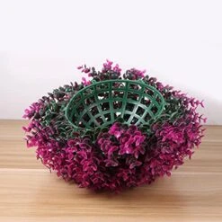 FOMIYES Artificial Plant Topiary Ball 30cm Faux Boxwood Decorative Ball Round Grass Plant Ball Spheres Faux Plants Outdoor For Backyard Balcony Garden Wedding Party Home Office Décor -Green Leaf Store 51igL1Uge6S