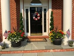 One 6 Foot 3 Inch Outdoor Artificial Boxwood Spiral Topiary Tree Uv Rated Potted Plant