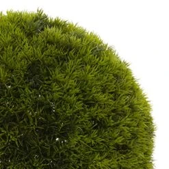 Deco 79 Faux Foliage Boxwood Topiary Artificial Foliage Ball, 15" X 15" X 15", Green -Green Leaf Store 51j2BWtdLoL