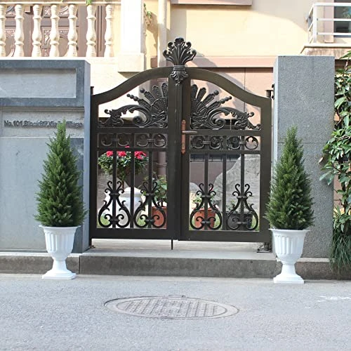 Two 3 Foot Outdoor Artificial Topiary Cedar Trees Artificial Potted Shrubs Potted UV Rated Plant 2 Two 3 Foot Outdoor Artificial Topiary Cedar Trees Artificial Potted Shrubs Potted UV Rated Plant - Image 2