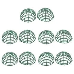 EXCEART 5pcs Plastic Frame For Artificial Boxwood Topiary Ball DIY Flower Ball Grass Balls Flower Arrangement Holder Egg Floral Cage For Garden Home Decor, 30X30cm, P03HO1650ZW4CHWISSDKNXVC