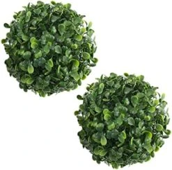 Azure Zone, Pack Of 6 4" Artificial Boxwood Topiary Ball Green Plant Balls Decorative Greenery Filler Ball For Garden Home 17 Azure Zone, Pack Of 6 4" Artificial Boxwood Topiary Ball Green Plant Balls Decorative Greenery Filler Ball For Garden Home -Green Leaf Store 51klt9yWuwL. AC