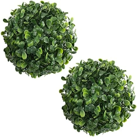 Azure Zone, Pack Of 6 4" Artificial Boxwood Topiary Ball Green Plant Balls Decorative Greenery Filler Ball For Garden Home 8 Azure Zone, Pack Of 6 4" Artificial Boxwood Topiary Ball Green Plant Balls Decorative Greenery Filler Ball For Garden Home - Image 8