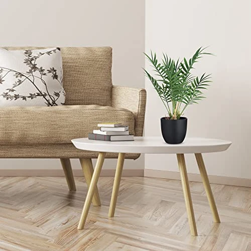 WOODWORD 2 Pack Fake Plant With Pot 16" Desk Plant Artificial Potted Faux Plants For Office Desk Shelf Home Farmhouse Decor (Bamboo Leaf) 4 WOODWORD 2 Pack Fake Plant With Pot 16" Desk Plant Artificial Potted Faux Plants For Office Desk Shelf Home Farmhouse Decor (Bamboo Leaf) - Image 4