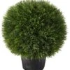 Silk Décor Cedar Ball Topiary In Pot, 20-Inch, Green 7 Silk Décor Cedar Ball Topiary In Pot, 20-Inch, Green -Green Leaf Store 51l1Ep3lQSL