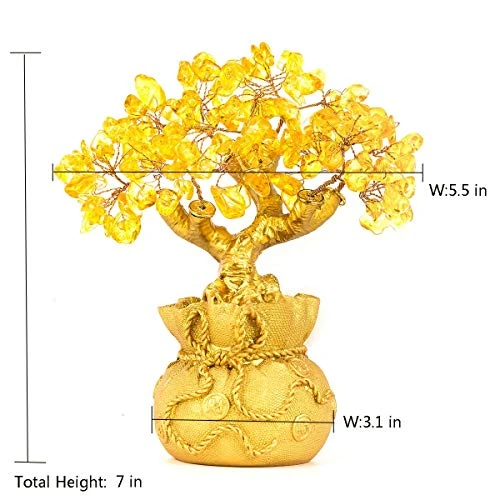 Bwinka Feng Shui Decor Money Tree Crystal Chinese Decorations Money Tree For Wealth And Good Luck 2 Bwinka Feng Shui Decor Money Tree Crystal Chinese Decorations Money Tree For Wealth And Good Luck - Image 2