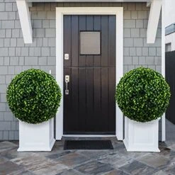 A&R A & R 2 Pcs 18.90" Artificial Boxwood Balls, 4 Layers Artificial Plant Topiary Ball With Extra Leaves, A Scent Pouch A& 20 Zip Ties, UV Protected Faux Spheres Set For Indoor & Outdoor Decor -Green Leaf Store 51lH2sFrlbL