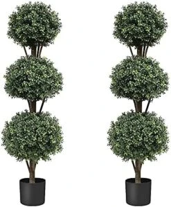 Momoplant 5ft Boxwood Topiary Artificial Tree Outdoor 59 Inches Faux Topiaries Trees Shaped Boxwood Trees Artificial Garden Home Office Décor Gift 2 Pack 16 Momoplant 5ft Boxwood Topiary Artificial Tree Outdoor 59 Inches Faux Topiaries Trees Shaped Boxwood Trees Artificial Garden Home Office Décor Gift 2 Pack -Green Leaf Store 51m4SyC7QsS. AC 1