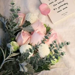 24pcs Eucalyptus Stems Decor, Real Touch Fake Eucalyptus For Flower Arrangements, Artificial Eucalyptus Leaves Faux Greenery Branches Bulk For Home Office Centerpiece Wedding Bouquet Decoration -Green Leaf Store 51mJZ1baYnL