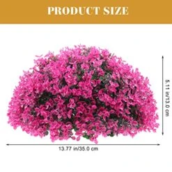 FOMIYES Artificial Topiary Boxwood Topiary Balls Decorative Plant Greenery For Wedding Party Home Balcony Garden Decoration Rosy 11 FOMIYES Artificial Topiary Boxwood Topiary Balls Decorative Plant Greenery For Wedding Party Home Balcony Garden Decoration Rosy -Green Leaf Store 51nGQ0OGZuL