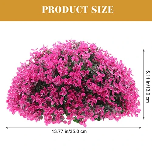 FOMIYES Artificial Topiary Boxwood Topiary Balls Decorative Plant Greenery For Wedding Party Home Balcony Garden Decoration Rosy 4 FOMIYES Artificial Topiary Boxwood Topiary Balls Decorative Plant Greenery For Wedding Party Home Balcony Garden Decoration Rosy - Image 4