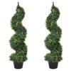 Lvydec 2 Pack Artificial Boxwood Topiary Tree, 3ft Topiary Plants Potted Trees Decoration For Front Porch Home Living Room, Indoor/Outdoor Use 4 Lvydec 2 Pack Artificial Boxwood Topiary Tree, 3ft Topiary Plants Potted Trees Decoration For Front Porch Home Living Room, Indoor/Outdoor Use -Green Leaf Store 51oQIEZUfJL