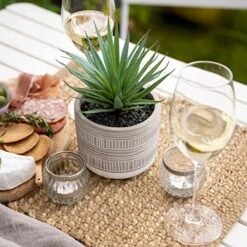 Kurrajong Farmhouse 8" X 4.5" Artificial Plant In Pot | Beautiful Faux Plant For Bedroom Decor | Fake Plant For Shelf Decor | Realistic Faux Succulent For Desk Decor | Artificial Succulent Plant Decor 8 Kurrajong Farmhouse 8" X 4.5" Artificial Plant In Pot | Beautiful Faux Plant For Bedroom Decor | Fake Plant For Shelf Decor | Realistic Faux Succulent For Desk Decor | Artificial Succulent Plant Decor -Green Leaf Store 51pV0Bf2m4L