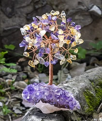 7 Chakra Tree Of Life - Gemstone Tree, White Aura Base, Seven Chakra Tree, Copper Wire Money Bonsai, Crystal Tree For Positive Energy, Feng Shui Good Luck Decor - Healing Stone Tree, Spiritual Gift 13 7 Chakra Tree Of Life - Gemstone Tree, White Aura Base, Seven Chakra Tree, Copper Wire Money Bonsai, Crystal Tree For Positive Energy, Feng Shui Good Luck Decor - Healing Stone Tree, Spiritual Gift - Image 13